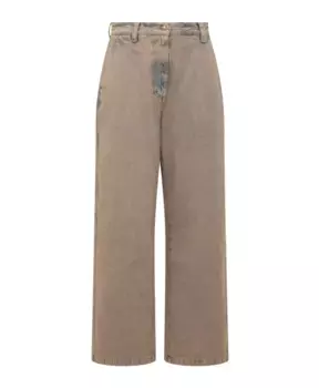 Джинсы свободного кроя Palm Angels, розовый