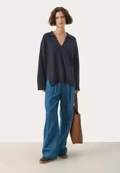 Джинсы свободного кроя Part Two, синий деним