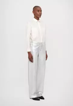 Джинсы свободного кроя POCKETS PANT Armani Exchange, серебристый