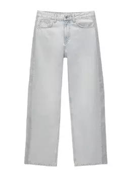 Джинсы свободного кроя Pull&Bear, синий деним