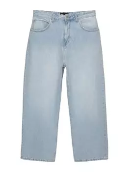 Джинсы свободного кроя Pull&Bear, синий деним
