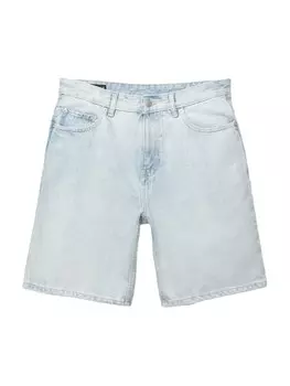 Джинсы свободного кроя Pull&Bear, светло-синий