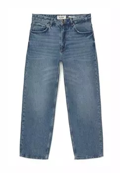 Джинсы свободного кроя PULL&BEAR, темно-синие