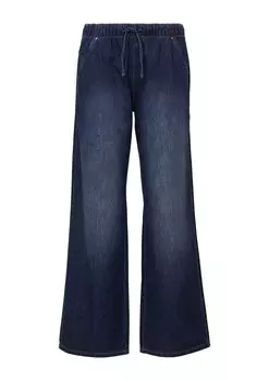 Джинсы свободного кроя QS, темно-синий
