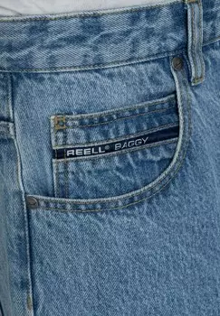 Джинсы свободного кроя Reell, светло-голубой