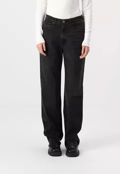 Джинсы свободного кроя RELAXED Abercrombie & Fitch, темно-синий деним