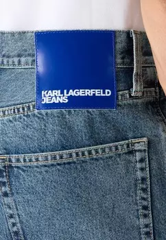 Джинсы свободного кроя RELAXED Karl Lagerfeld, темно-синие джинсы