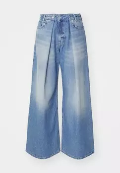 Джинсы свободного кроя RELAXED PLEATED Karl Lagerfeld Jeans, синий