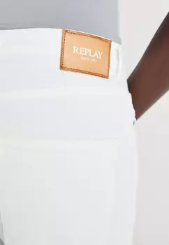 Джинсы свободного кроя Replay, белый
