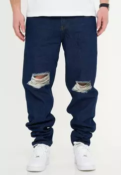 Джинсы свободного кроя RIPPED JEANS TAPERED-FIT AMSTERDAM One Redox, темно-синий