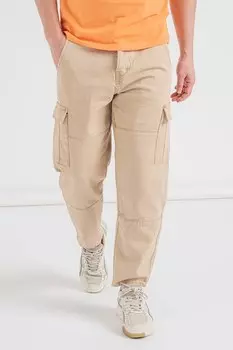 Джинсы свободного кроя с боковыми карманами с клапанами Mustang, бежевый