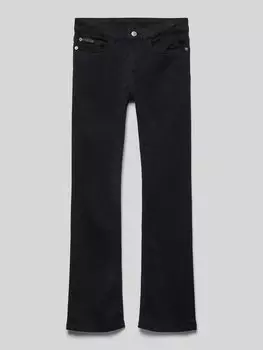 Джинсы свободного кроя с нашивкой-лейблом Calvin Klein Jeans, черный