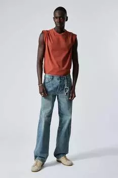 Джинсы свободного кроя с заниженной талией Sphere Weekday, синий
