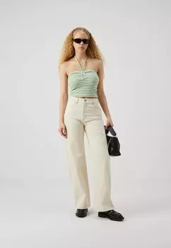 Джинсы свободного кроя Selected, белый деним Slfalice Tiana Work Wide