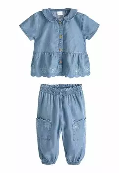 Джинсы свободного кроя SET REGULAR FIT Next, цвет denim