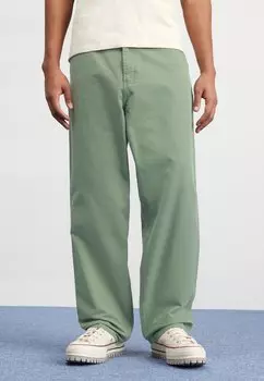 Джинсы свободного кроя SINGLE KNEE PANT Carhartt WIP, цвет park garment dyed