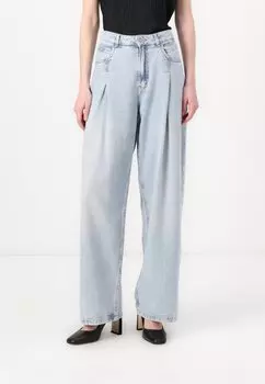 Джинсы свободного кроя SLOUCHY PLEAT BOSS, светло-голубой