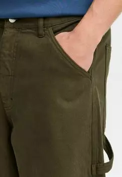 Джинсы свободного кроя Solid, зеленый