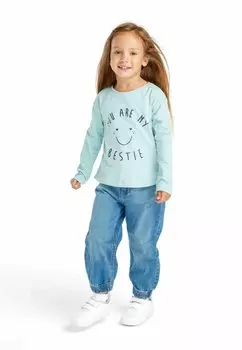 Джинсы свободного кроя STANDARD MINOTI, цвет blue denim