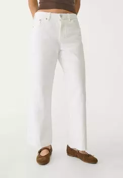 Джинсы свободного кроя Stradivarius, белый