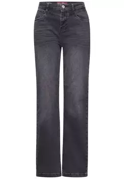 Джинсы свободного кроя STREET ONE, черный