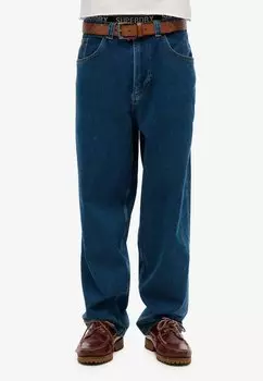 Джинсы свободного кроя Superdry, темно-синий