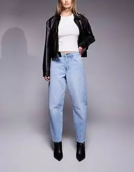 Джинсы свободного кроя светло-голубого цвета River Island