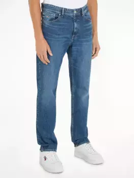 Джинсы свободного кроя Tommy Jeans "ETHAN RLXD STRGHT", модель с 5 карманами, джинсовый