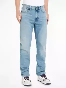 Джинсы свободного кроя Tommy Jeans "ETHAN RLXD STRGHT", модель с 5 карманами, джинсовый
