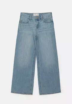 Джинсы свободного кроя ULTRA WIDE LEG Abercrombie & Fitch, светло-голубой