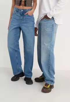 Джинсы свободного кроя UNISEX YOURTURN, цвет blue denim