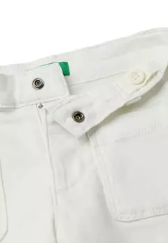 Джинсы свободного кроя United Colors of Benetton, белый