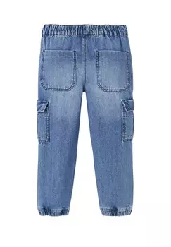 Джинсы свободного кроя Vertbaudet, синий