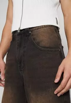 Джинсы свободного кроя Vintage Colossus Baggy Jaded London, темно-коричневые