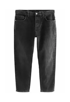 Джинсы свободного кроя VINTAGE STRETCH AUTHENTIC-REGULAR FIT Next, черный