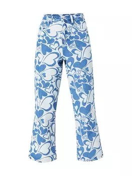 Джинсы свободного кроя Vintage Supply, небесно-синий