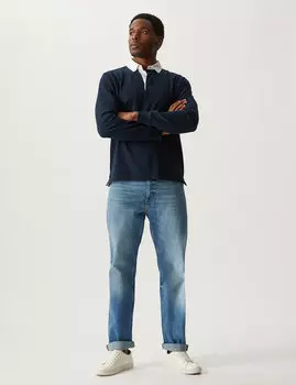 Джинсы свободного кроя в винтажном стиле Marks & Spencer, светло-синий