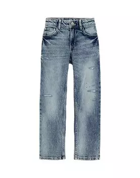 Джинсы свободного кроя WE Fashion, синий деним