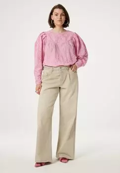 Джинсы свободного кроя WIDE Fabienne Chapot, бежевый