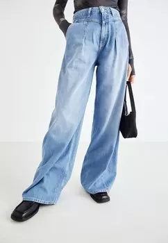Джинсы свободного кроя WIDE LEG PLEAT Pepe Jeans, цвет blue denim