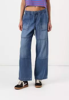Джинсы свободного кроя WIDE LEG UTILITY NIGHT SKY GAP, черный