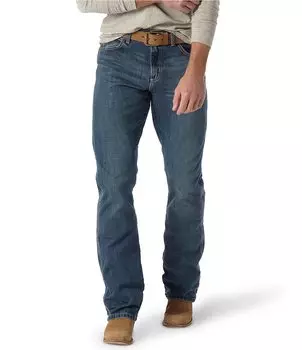 Джинсы свободного кроя Wrangler Retro Rocky Top Bootcut, синий