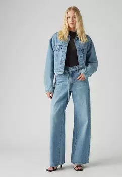 Джинсы свободного кроя XL STRAIGHT Levi's, светло-голубой деним