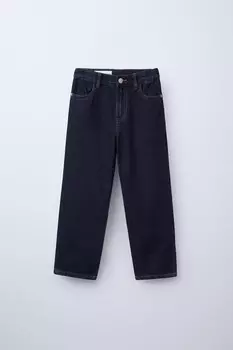 Джинсы свободного кроя ZARA, синий
