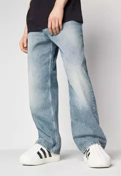 Джинсы свободного покроя Baggy Karl Lagerfeld, зелёно-синие