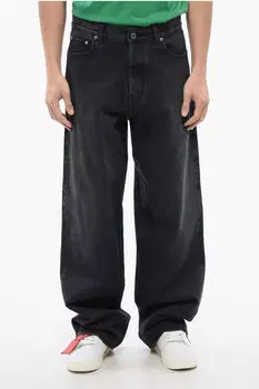 Джинсы свободного покроя Off-White, темно-серый