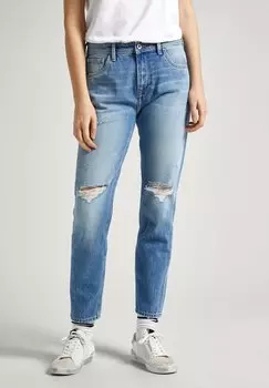 Джинсы свободного покроя Pepe Jeans, синий деним
