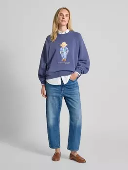 Джинсы свободного зауженного кроя с боковыми карманами Polo Ralph Lauren
