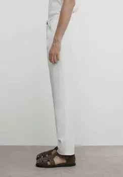 Джинсы Tapered Fit Massimo Dutti, белый