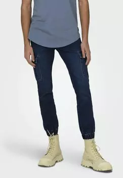 Джинсы Tapered Fit Only & Sons, темно-синий деним